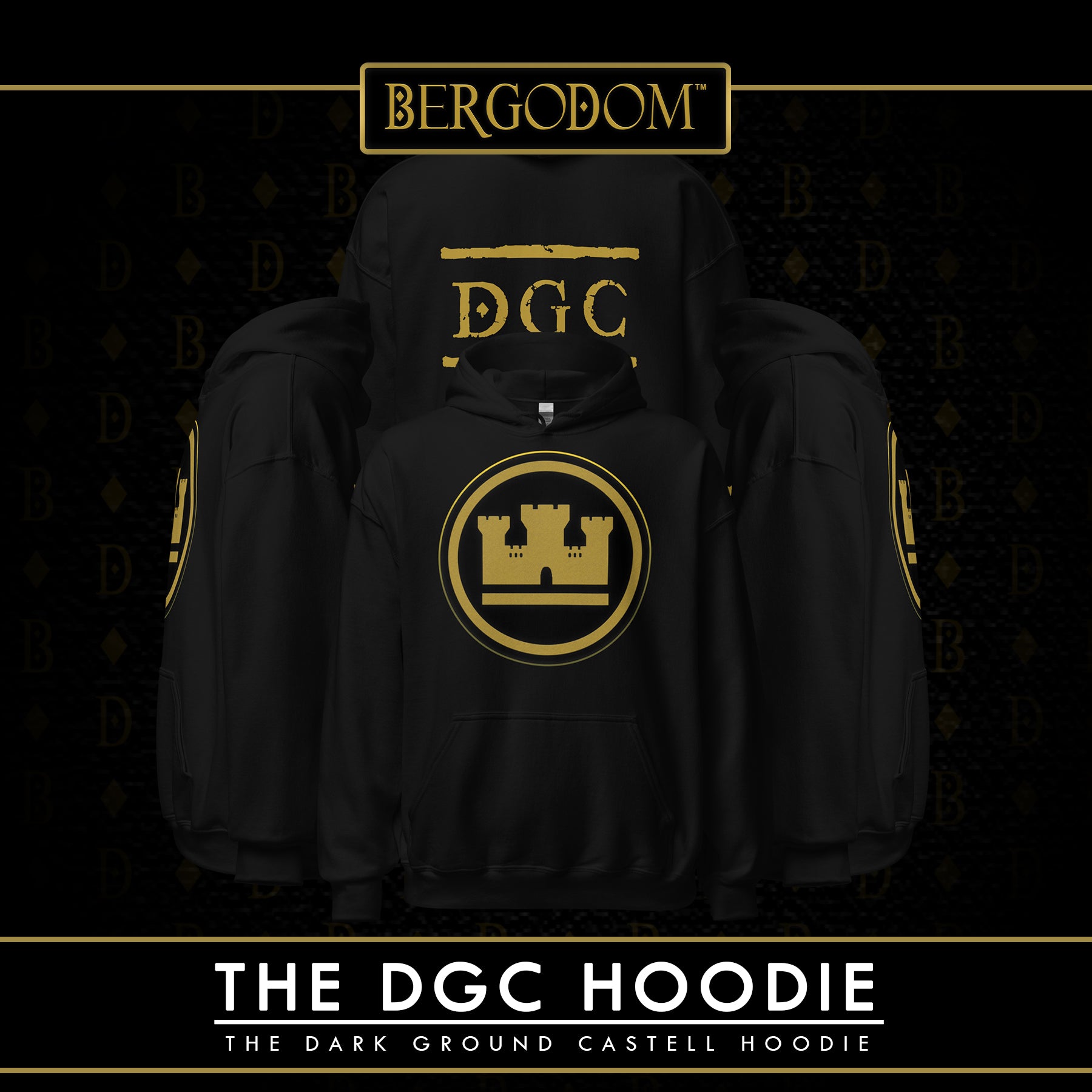 DGC Hoodie — Dark Ground Castell Edition